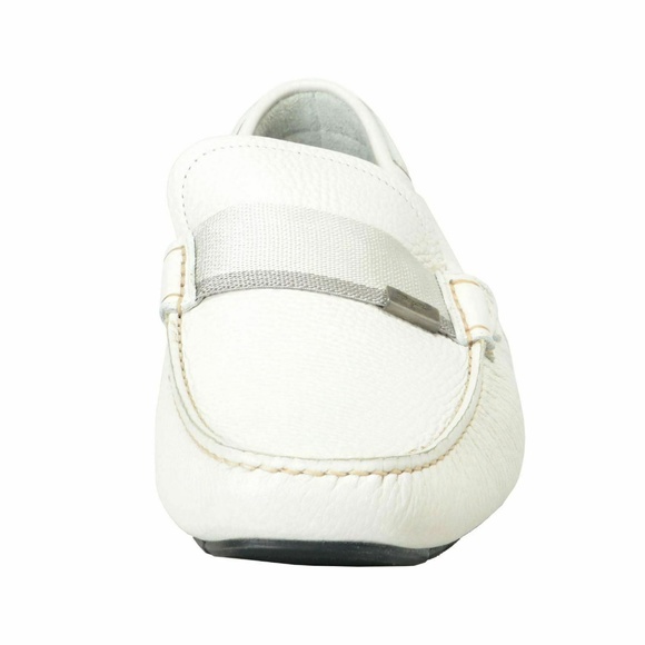 Salvatore Ferragamo Leather Driving Moccasin Shoes main image 8